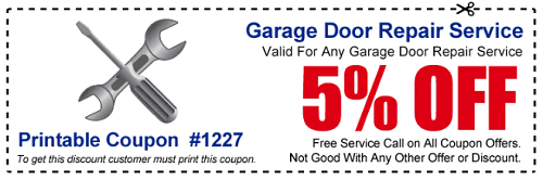 Garage Door Repair Service Coupon